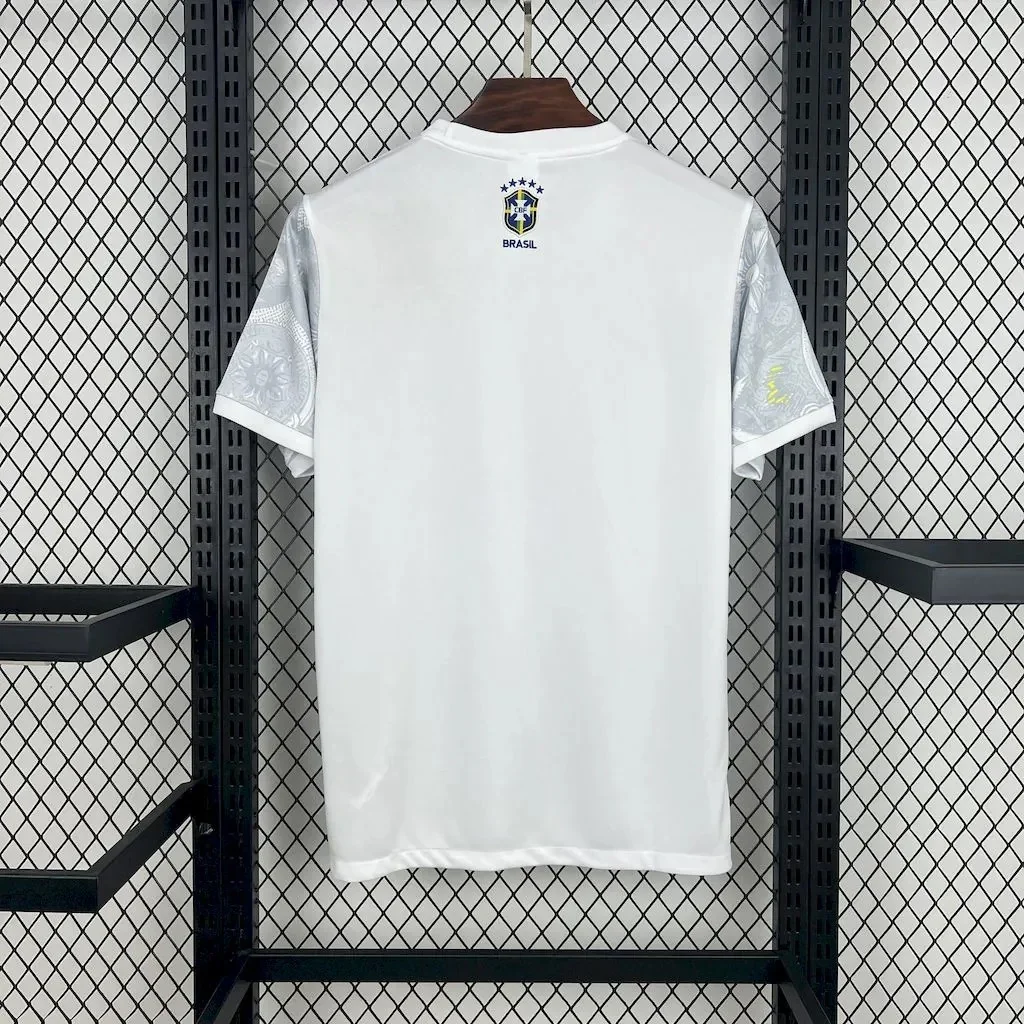 Maillot Brésil Concept Blanc 2025-26 : vue arrière