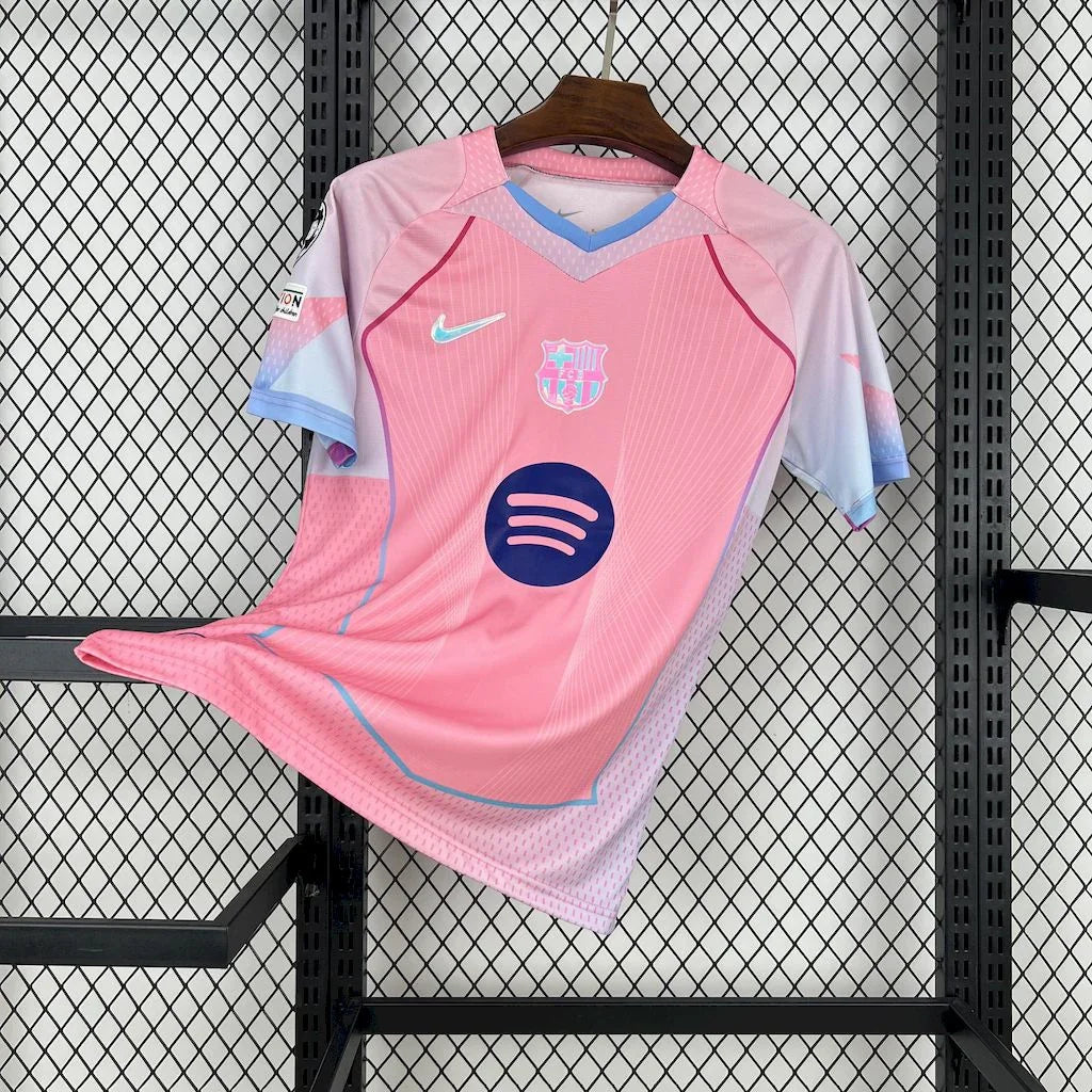 Maillot FC Barcelone Concept Rose 2025-26 : vue avant
