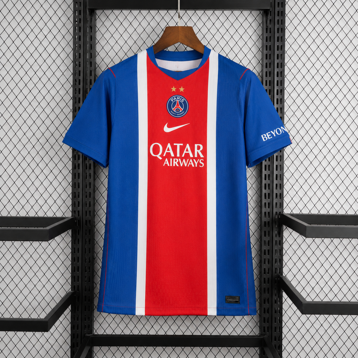 MAILLOT PSG DOMICILE 2026/27 AVEC LES 2 ÉTOILES : vue avant